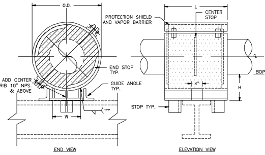 CS-2031 Anchor Type Cold Shoe (Double-T Base, Stops and Guides)