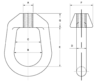 Fig. 40: Weldless Eye Nut