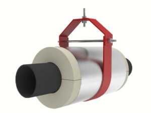 Model a4000 insulated pipe support extra heavy bottom jacket w:extended insulation 1