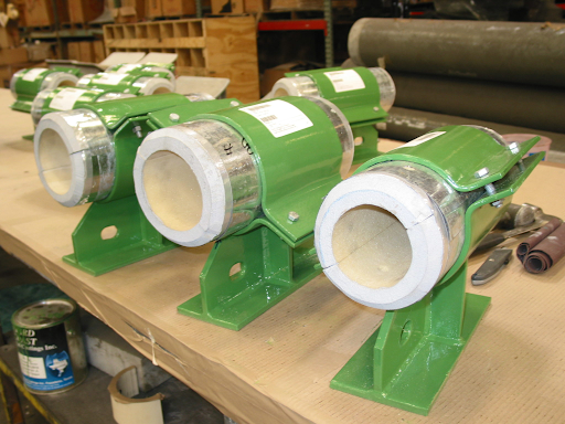 Pre insulated pipe supports